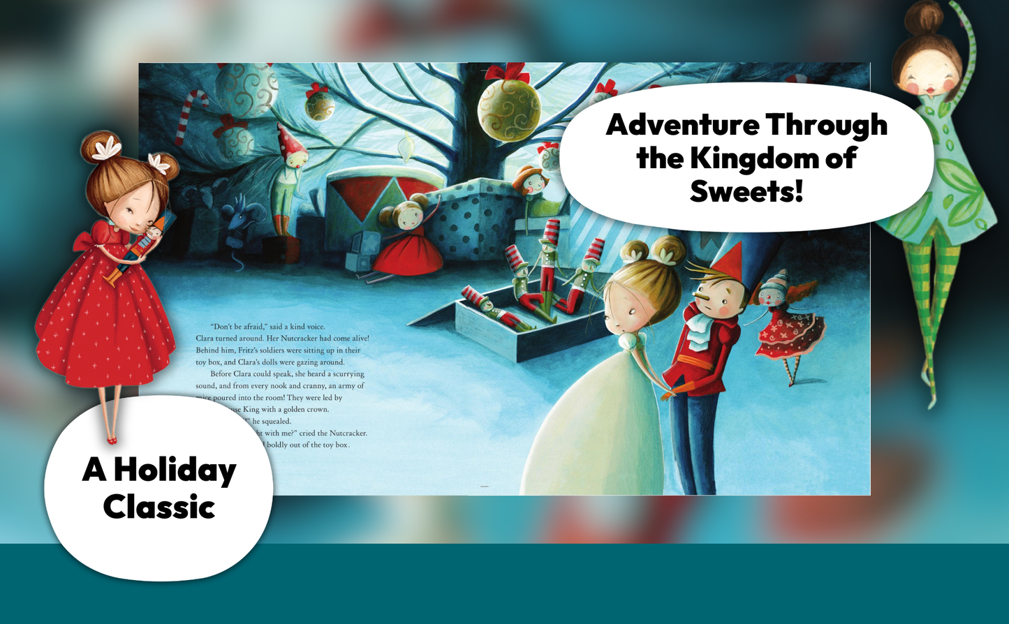 Nutcracker Hardcover Classic Christmas Book