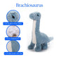 15" Fuzzlez Brachiosuarus Dino Stuffed Animal