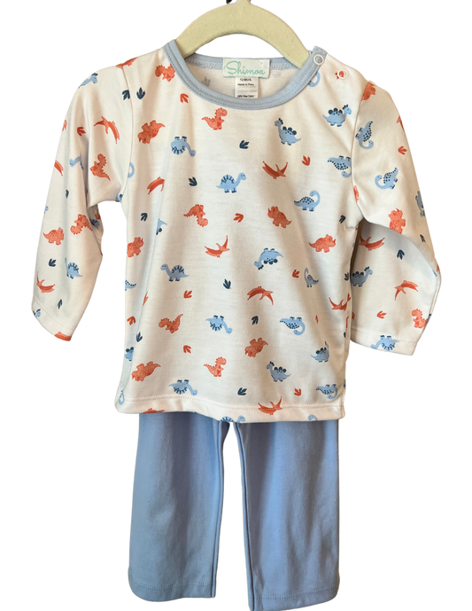Little Dino 2PC Long Sleeve Shirt/Pant Set