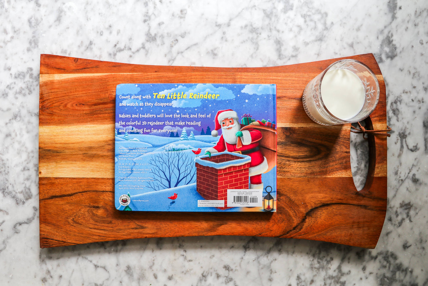 Ten Little Reindeer Board Book