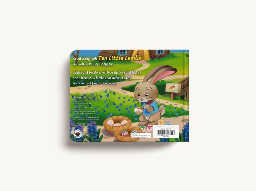 Ten Little Lambs Board Book