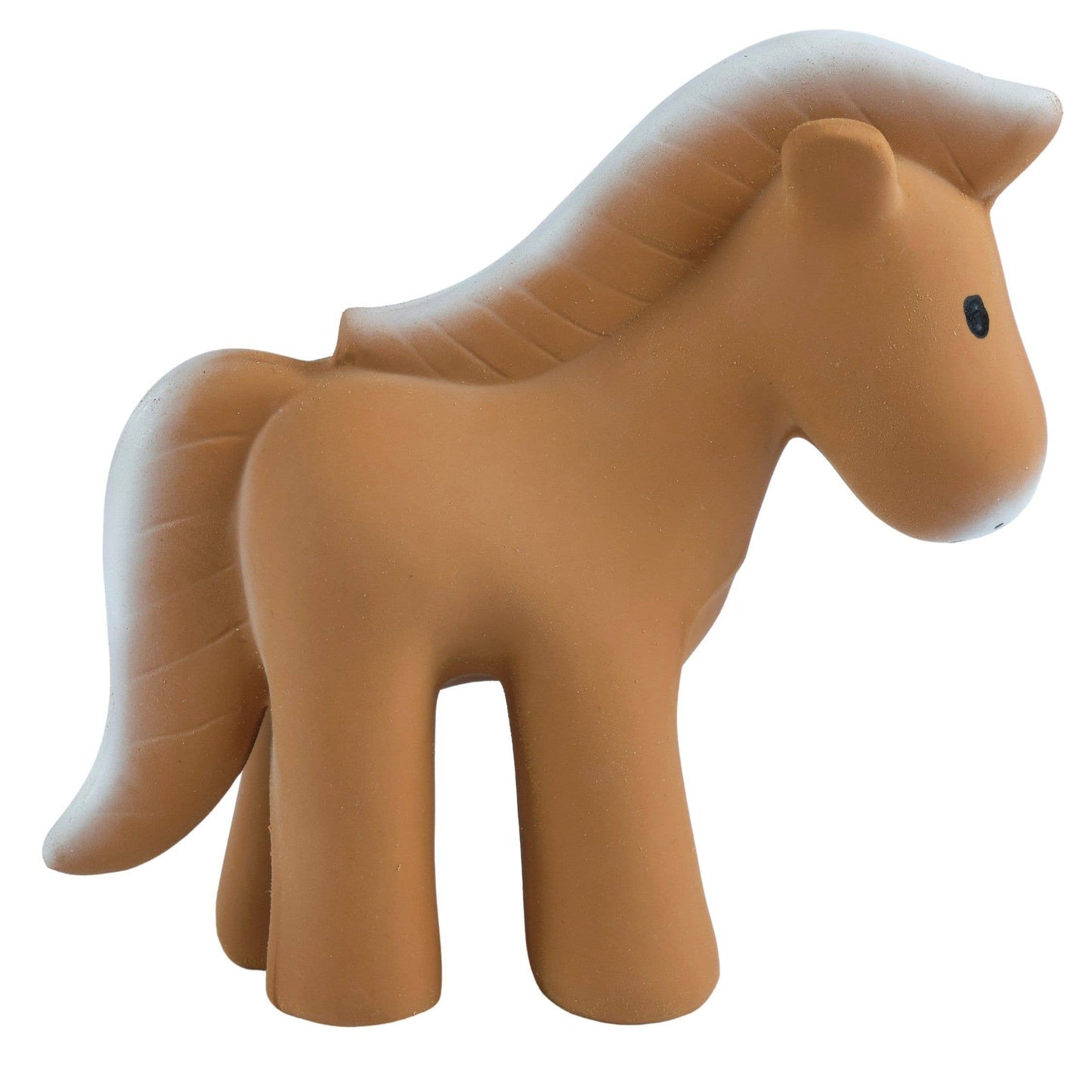 Natural Rubber Horse Teether Rattle