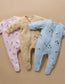 Organic Farm Friends Embroidered Fleece Footie
