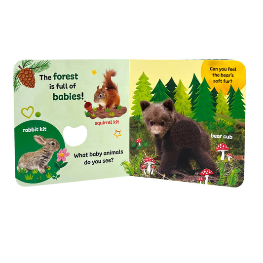 Touch & Feel Forest Babies Interactive Book