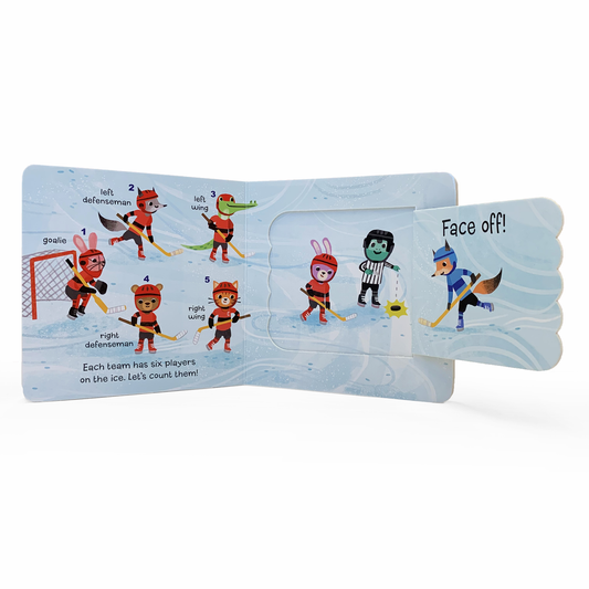 Let's Play Hockey Lift-a-Flap Board Book