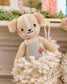 Theo the Golden Puppy Stuffed Animal: Little - 13"
