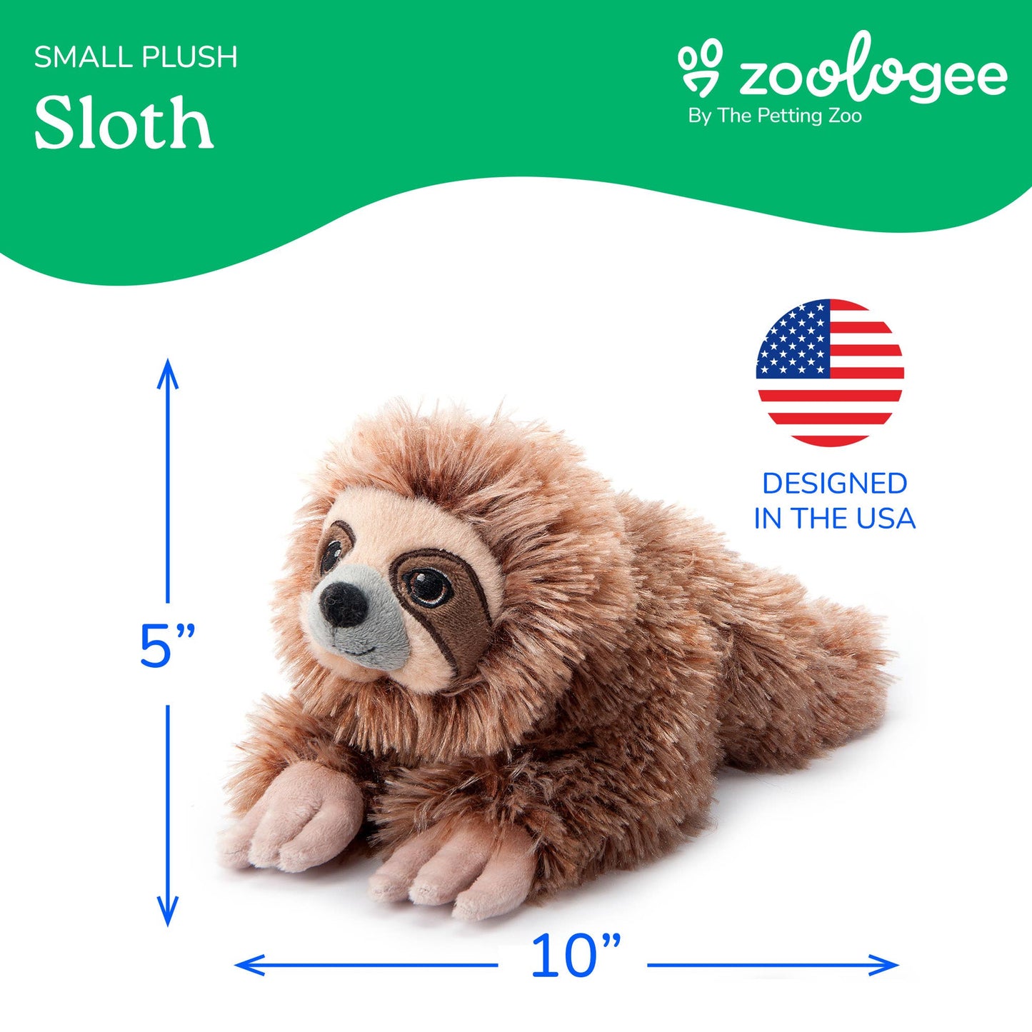 10" Earth Keeperz Sloth Stuffed Animal