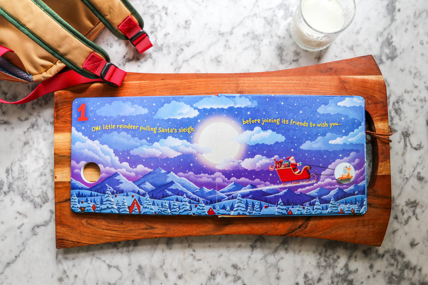 Ten Little Reindeer Board Book