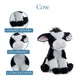 12" Cow Stuffed Animal