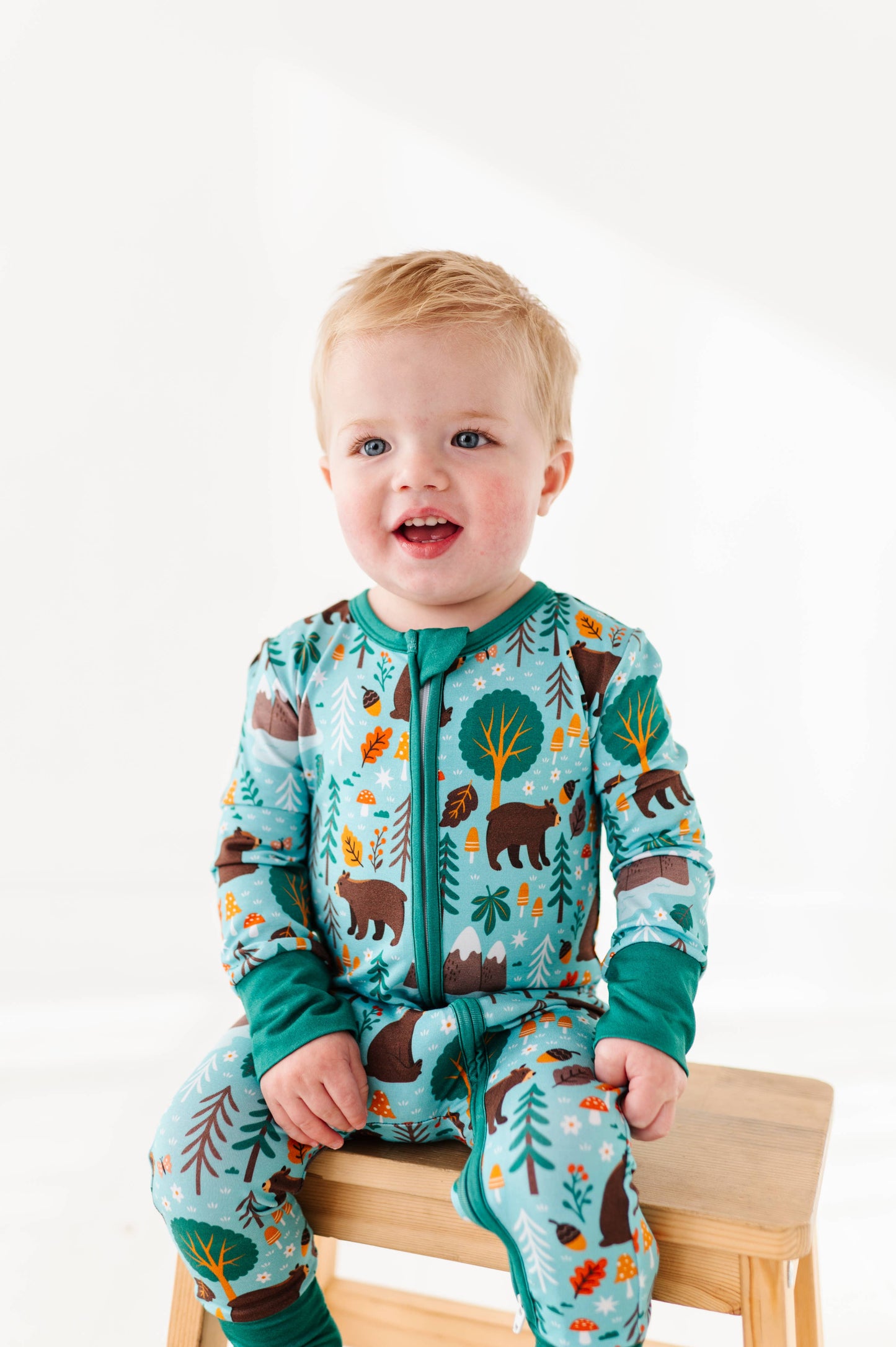 Woody Woodland Bamboo Pajamas