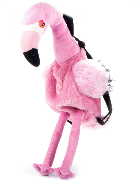 18" Flamingo Plush Backpack