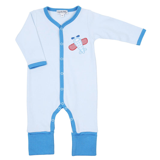 Propeller Pals Applique Pima Playsuit