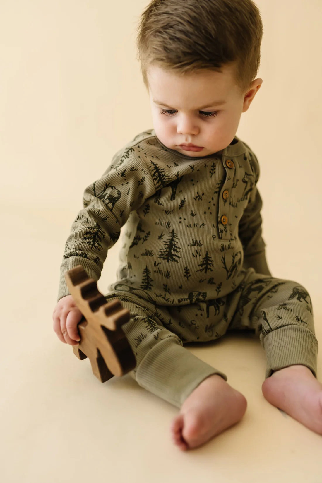 Organic Forest Folk Romper