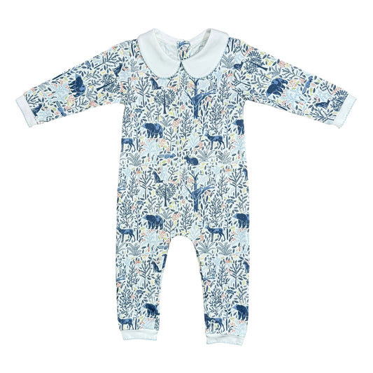 Woodland Animals Pima Playsuit