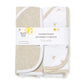 Golden Bee Organic Cotton Hooded Towels-2 Pack