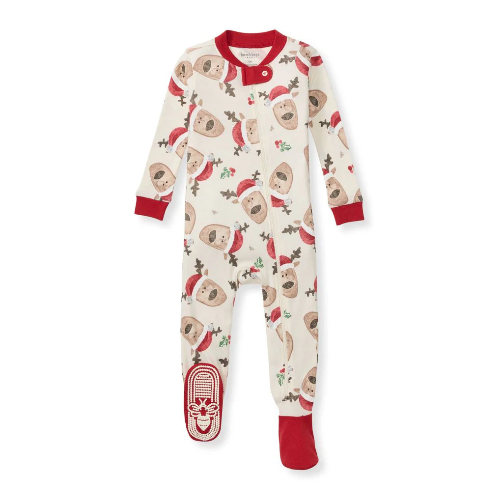 Guide My Sleigh Organic Sleeper Pajamas