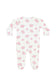 Pink Hydrangeas Zip Pima Footie