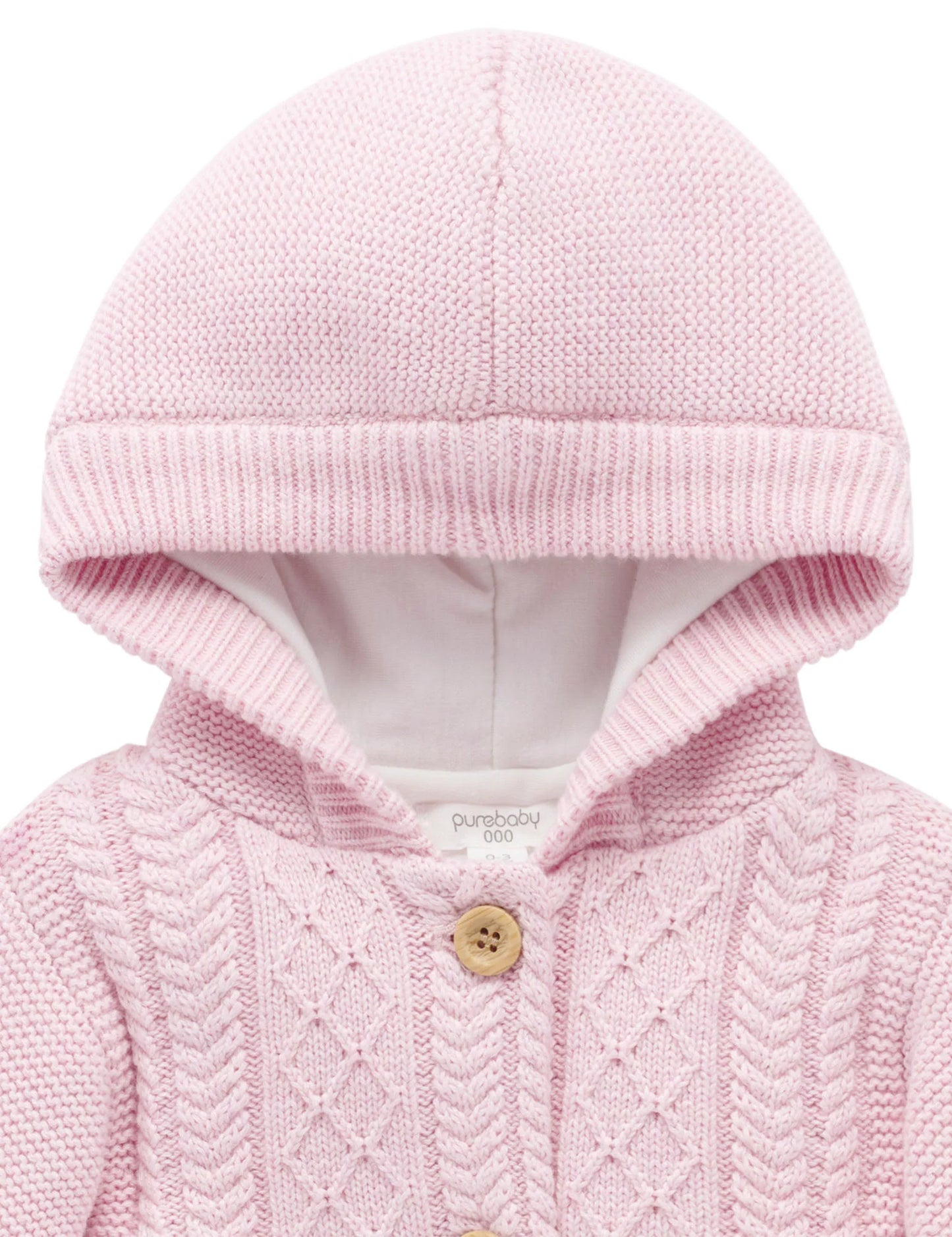 Organic Cable Knit Padded Jacket