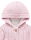 Organic Cable Knit Padded Jacket
