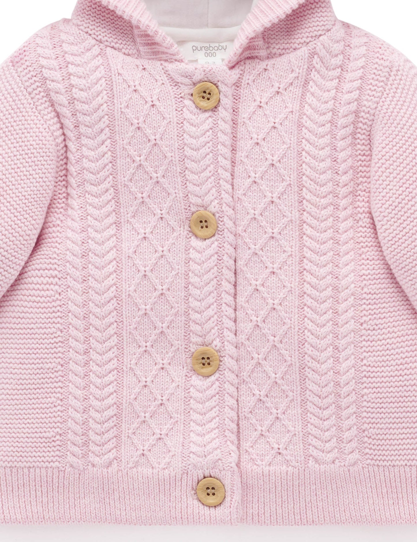 Organic Cable Knit Padded Jacket