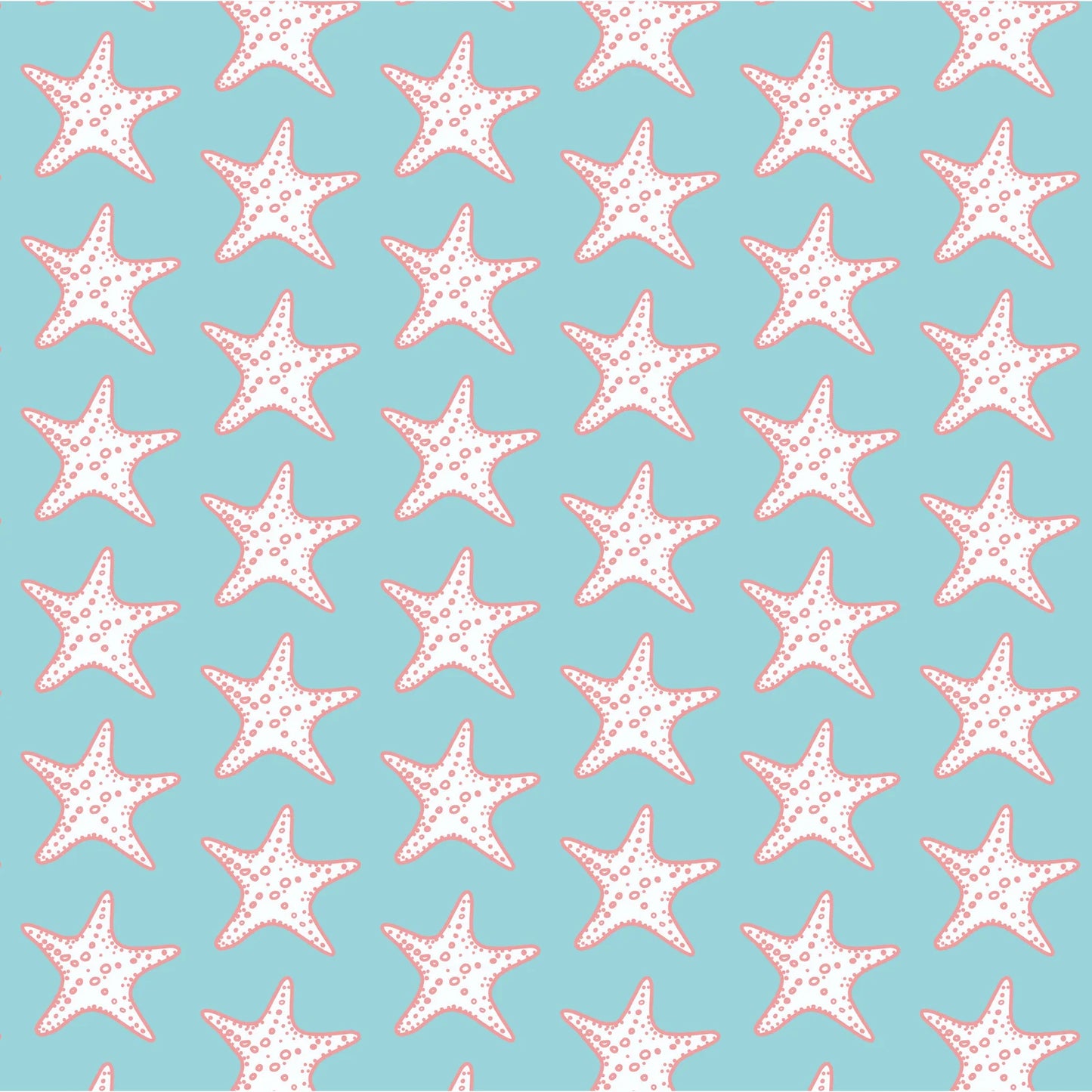 Parker Zip Pima Pajamas - Seaside Starfish