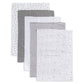 Organic Baby Burp Cloths-5 Pack