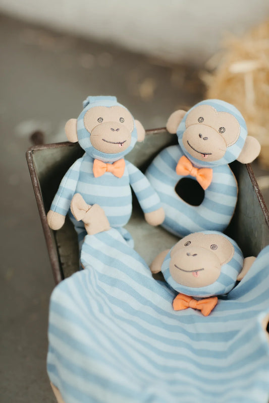 Organic Mr. Moo Teething Rattle