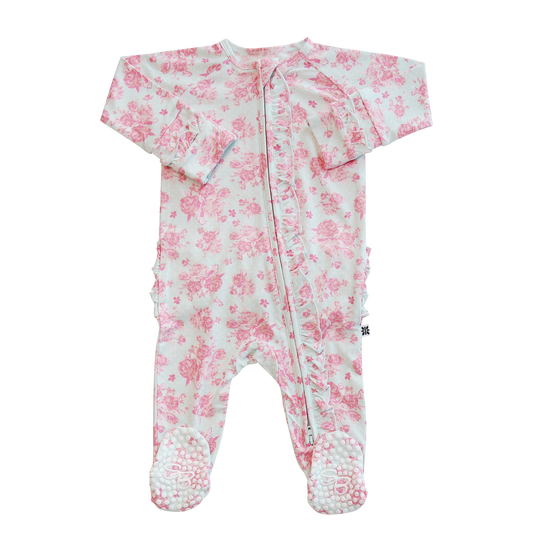 Miss Dior Ruffle Bamboo Footie