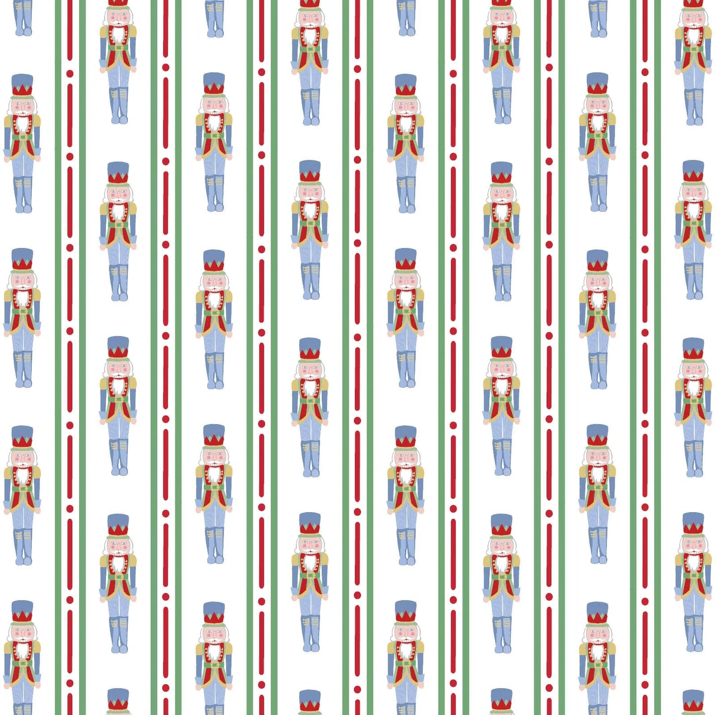 Preston Pima Romper - Nutcracker Stripe