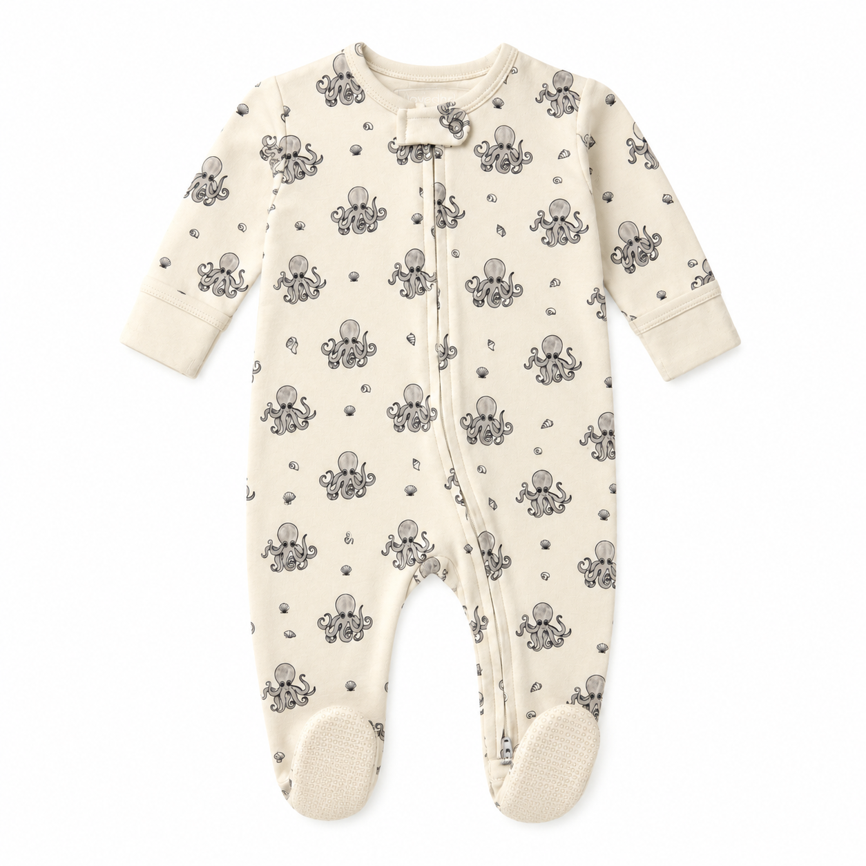 Organic Octopus Zip Footie
