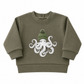 Organic Octopus Cozy Fleece Crewneck Sweatshirt