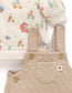 Organic Peak Hour Sweatshirt/Quilted Overall Set