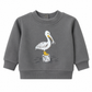 Organic Pelican Cozy Fleece Crewneck Sweatshirt