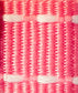 Pink with White Side Stitch Set of Two Hair Bows