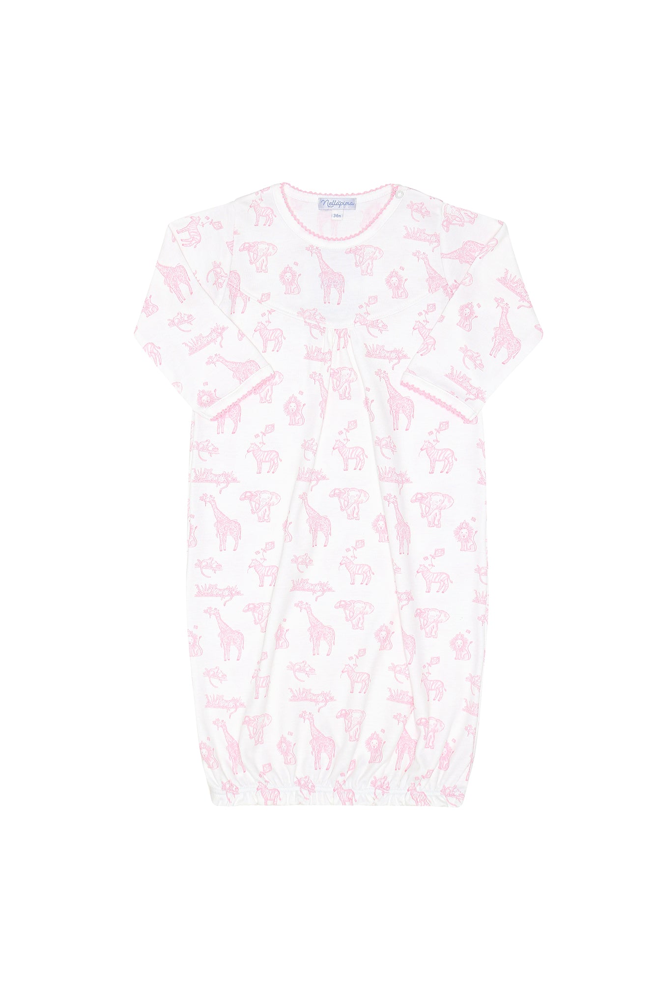 Pink Safari Pima Gown