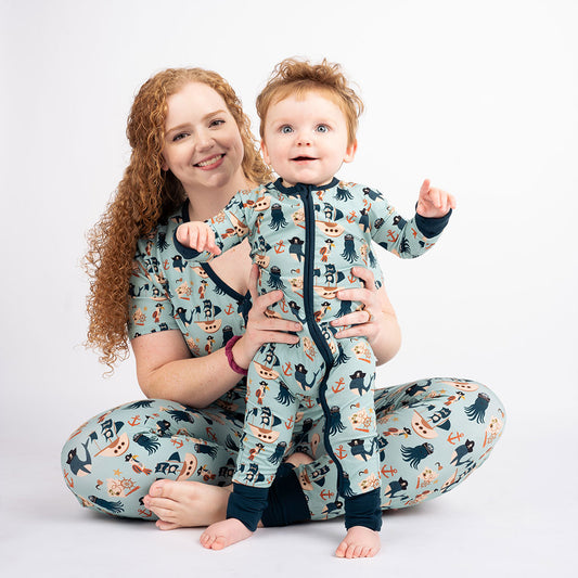 Pirate's Life Bamboo Convertible Pajamas