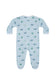 Sea Life Zip Pima Footie