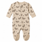 Organic Sea Otter Zip Footie