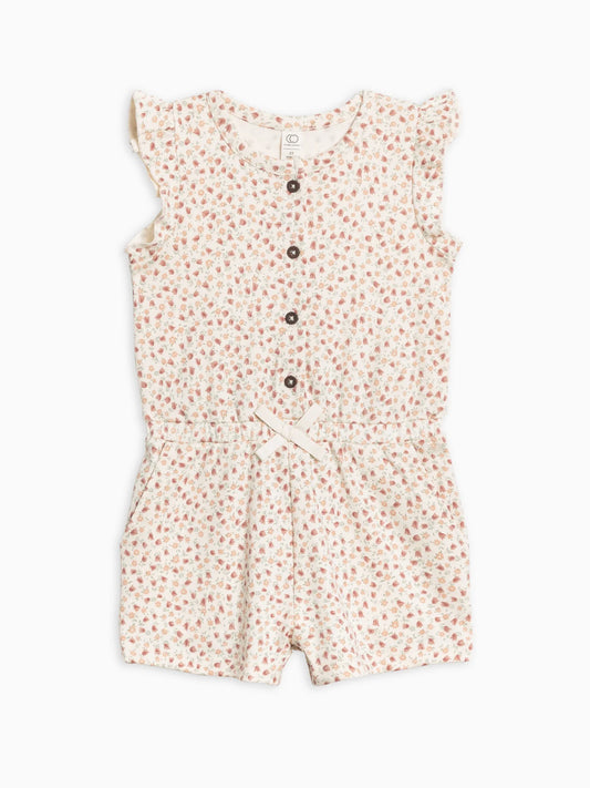Organic Shaye Romper - Joy Floral