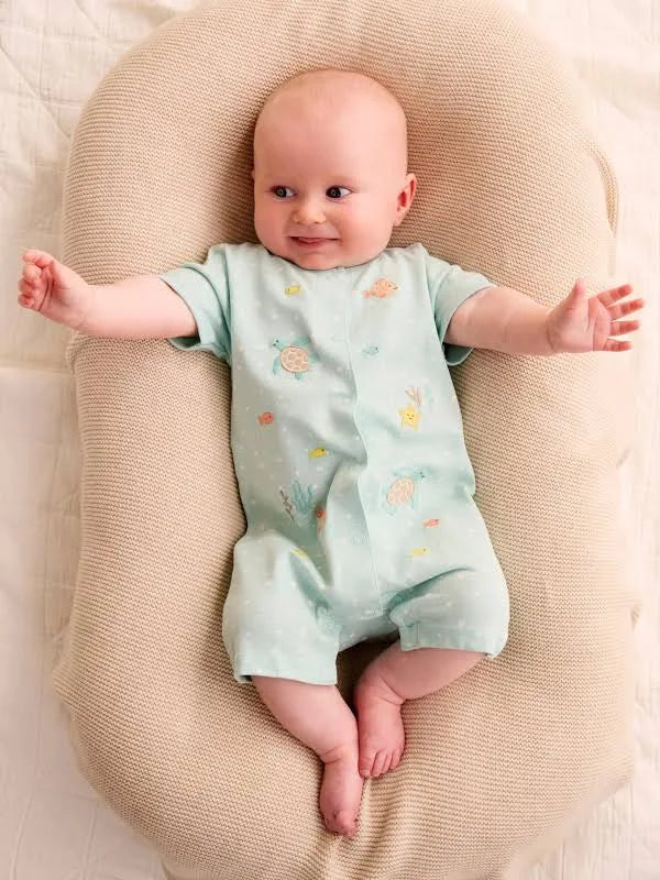 Organic Under The Sea Shortie Romper