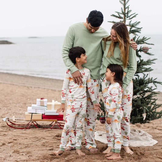 Surfin Santa Organic 2PC Pajamas