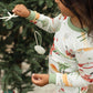 Surfin Santa Organic Footie Pajamas