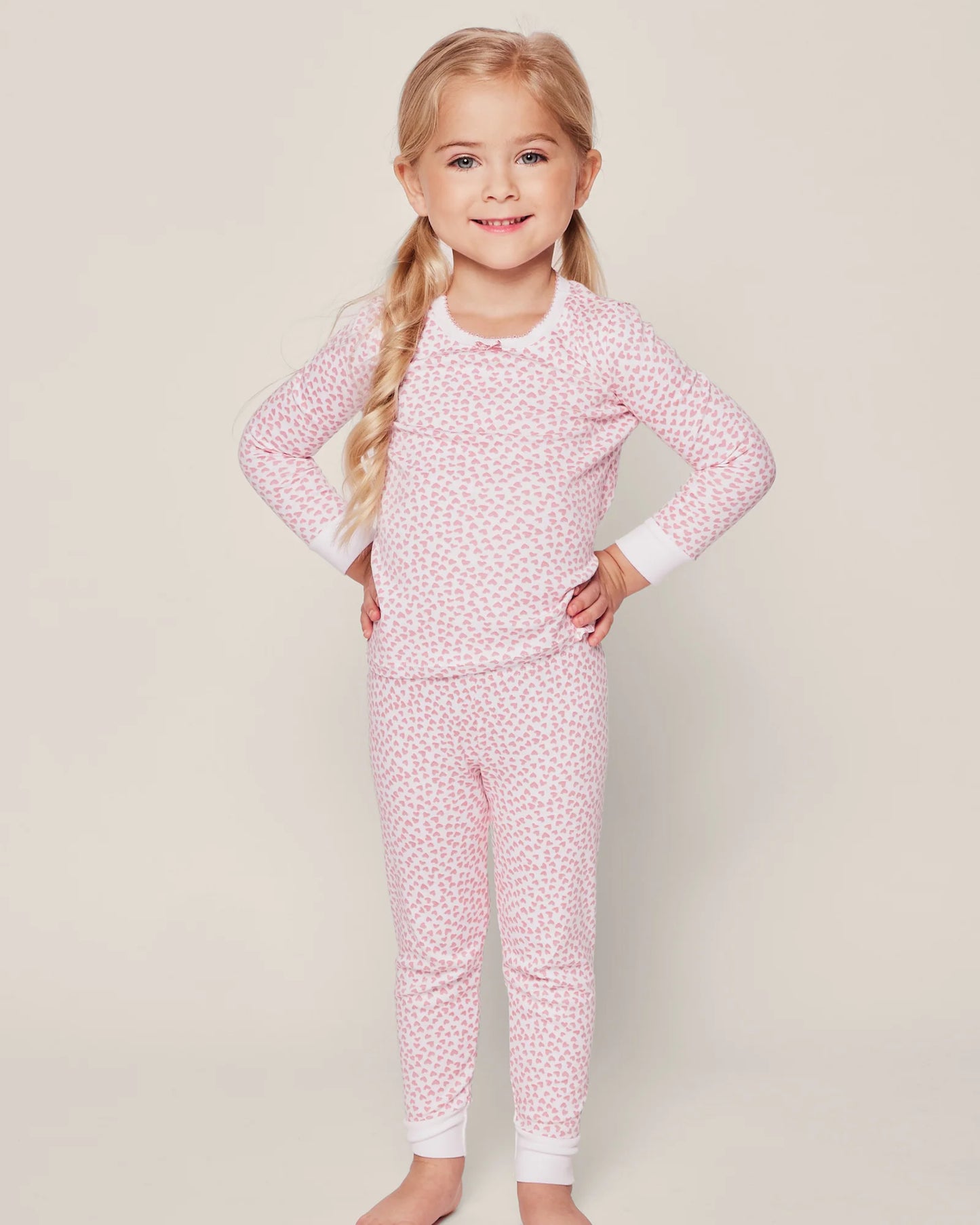 Pima Snug Fit Pajama Set in Sweethearts