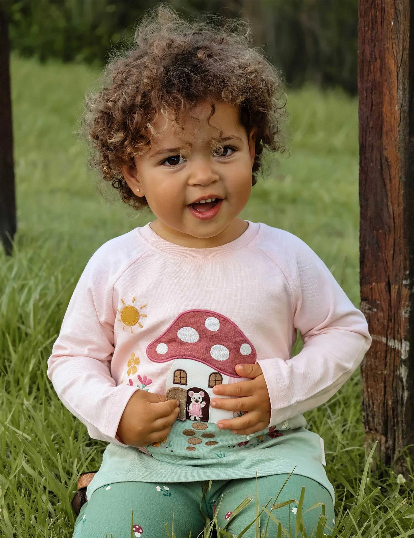 Organic Toadstool Shirt + Legging Set