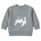Organic Sea Turtle Cozy Fleece Crewneck Sweatshirt