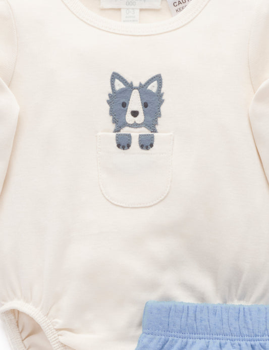 Organic 3 Piece Bodysuit/Pants/Hat Gift Set