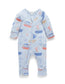 Organic Captain Dog Zip Romper
