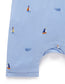 Organic Embroidered Polo Romper