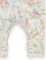 Organic Aviary Garden Zip Romper & Bib Set