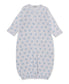 Gingham Rockers Blue Pima Convertible Gown